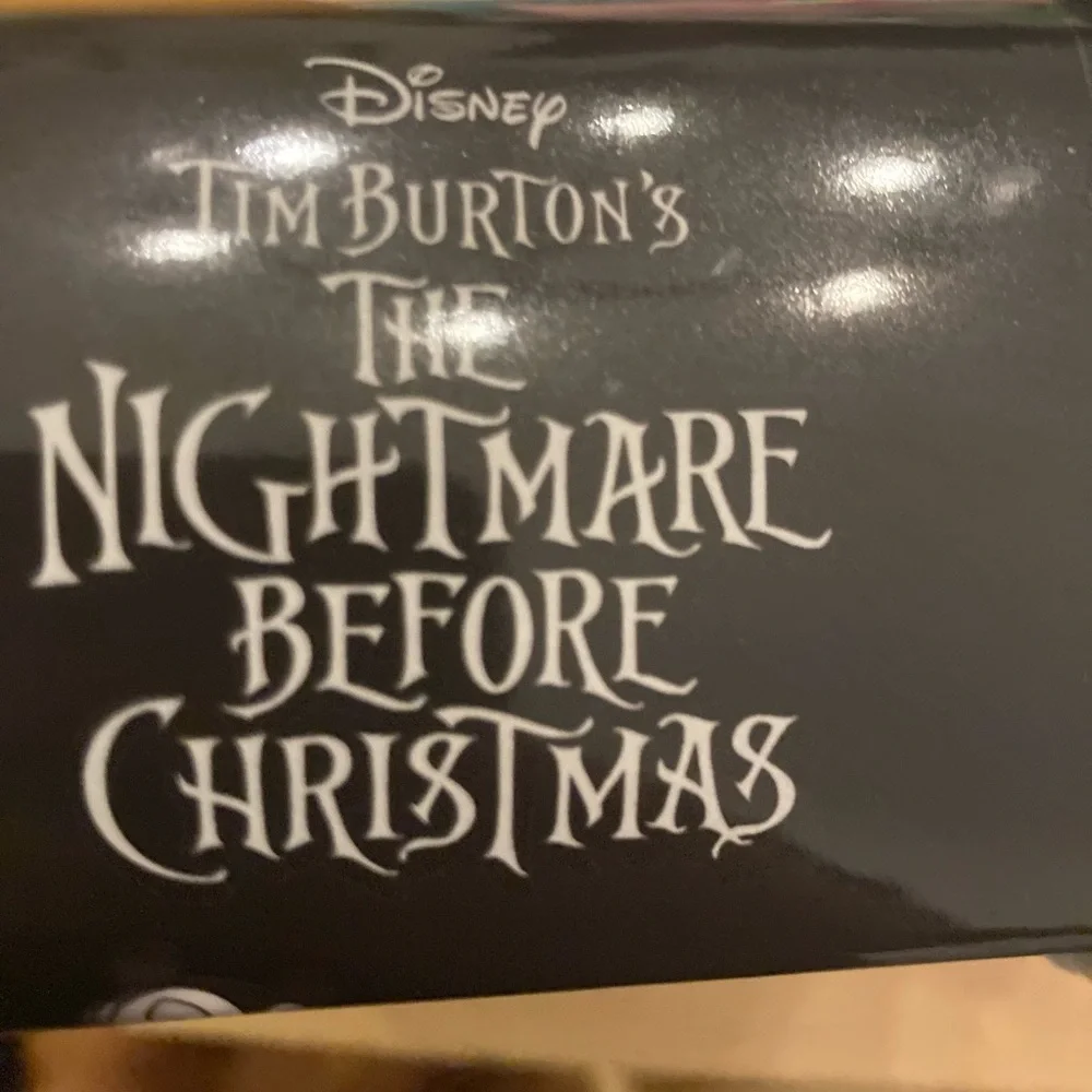 Nightmare Before Christmas - Disney Throw Blanket 60” x 46”  Black & White NWT